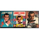 JAMES BOND: LOT OF 3 x ANNUALS - THE JAMES BOND 007 ANNUAL 1965 (Published by Mervin Brodie &