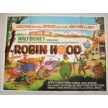 ROBIN HOOD (1973) - UK Quad Film Poster (30" x 40" - 76 x 101.5 cm) – Folded – Very Good/Near Fine