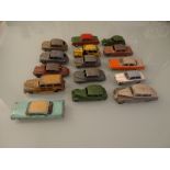 QUANTITY OF HEAVILY PLAYWORN CARS - by Dinky - as