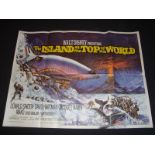 ISLAND AT THE TOP OF THE WORLD (1974) - Main UK Quad Film Poster (30" x 40" - 76 x 101.5 cm) Folded.