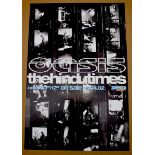 OASIS: THE HINDU TIMES ORIGINAL UK PROMO POSTER (30" x 20") - Rolled - Very Good/Near Fine
