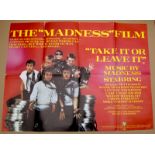 THE MADNESS FILM "TAKE IT OR LEAVE IT" (1981) - UK Quad Film Poster (30" x 40" - 76 x 101.5 cm) –