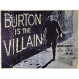 VILLAIN (1971) - UK Quad Film Poster - Richard Burton - (30" x 40" - 76 x 101.5 cm) - Very Fine