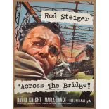 ACROSS THE BRIDGE (1957) - MOVIE LIFT BILL (22" x16.5” - 56cm x 42cm) - contained within ad sales