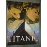 TITANIC (1997) - Fabric Banner 60' X 40' - Rolled - Very Good