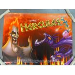 JOB LOT X 13 DISNEY AND DREAMWORKS UK QUADS : HERCULES (1997) X 2 , A BUGS LIFE (1998), ANTZ (