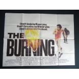 THE BURNING (1981) - UK Quad Film Poster (30" x 40