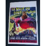 THE CURSE OF THE WEREWOLF (1961) - Belgian Affiche
