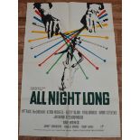 ALL NIGHT LONG (1961) - UK One Sheet Film Poster (