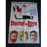 DOCTOR IN LOVE (1960) - UK One Sheet Film Poster (