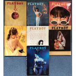 PLAYBOY MAGAZINE Lot x 7 - All issues feature a Ja