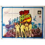 SLADE IN FLAME (1975) - UK Quad - Arnaldo Putzu ar