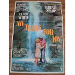NO TEARS FOR JOY (1968) (POOR COW) - UK One Sheet