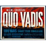 QUO VADIS (1951) - British UK Quad film poster - '