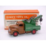 DINKY TOYS: 25X Breakdown Lorry - G-VG in G box