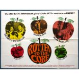 ROTTEN TO THE CORE (1965) - British UK Quad film p