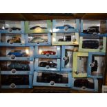 TRAY OF 1:43 SCALE DIECAST CARS AND VANS: by Oxfor