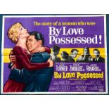 BY LOVE POSSESSED (1961) - British UK Quad film po