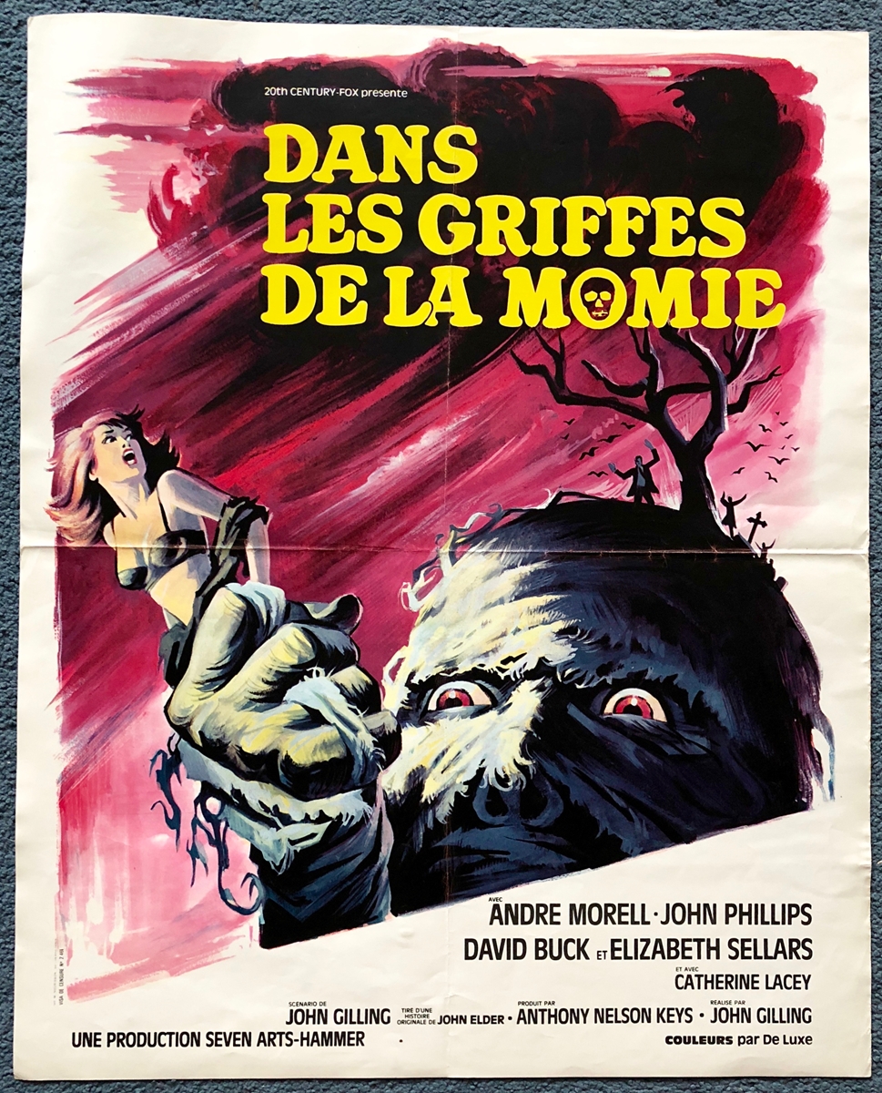 THE MUMMY'S SHROUD (1967) 'Dans Les Griffes de la