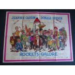 ROCKETS GALORE (1958) - UK Quad Film Poster (30" x