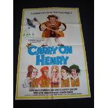 CARRY ON HENRY (1971) - UK/International One Sheet