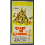 CARRY ON CAMPING (1969)- UK Three Sheet (40” x 81”