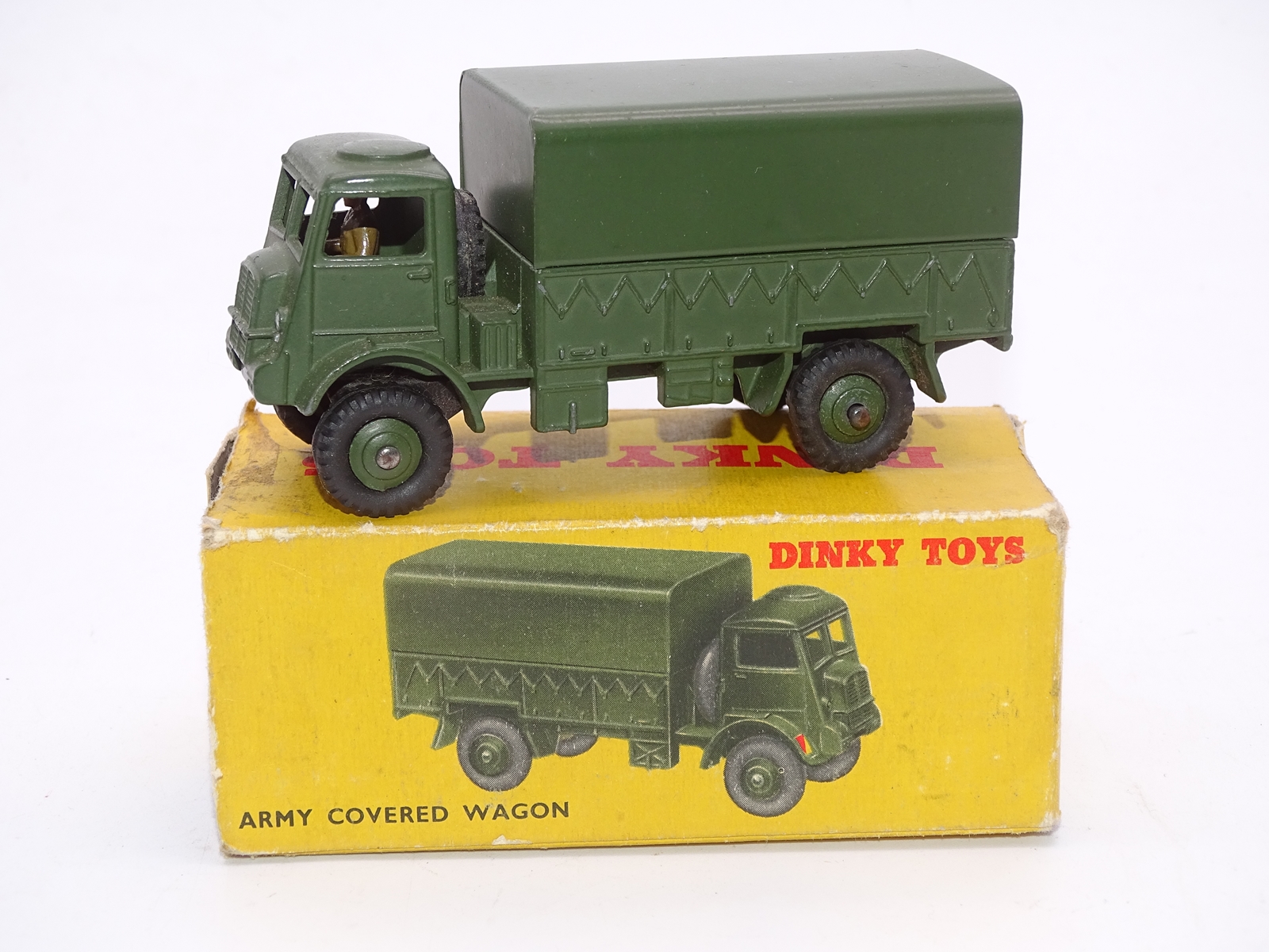 DINKY DIECAST: 623 Army Covered Wagon - VG in P bo