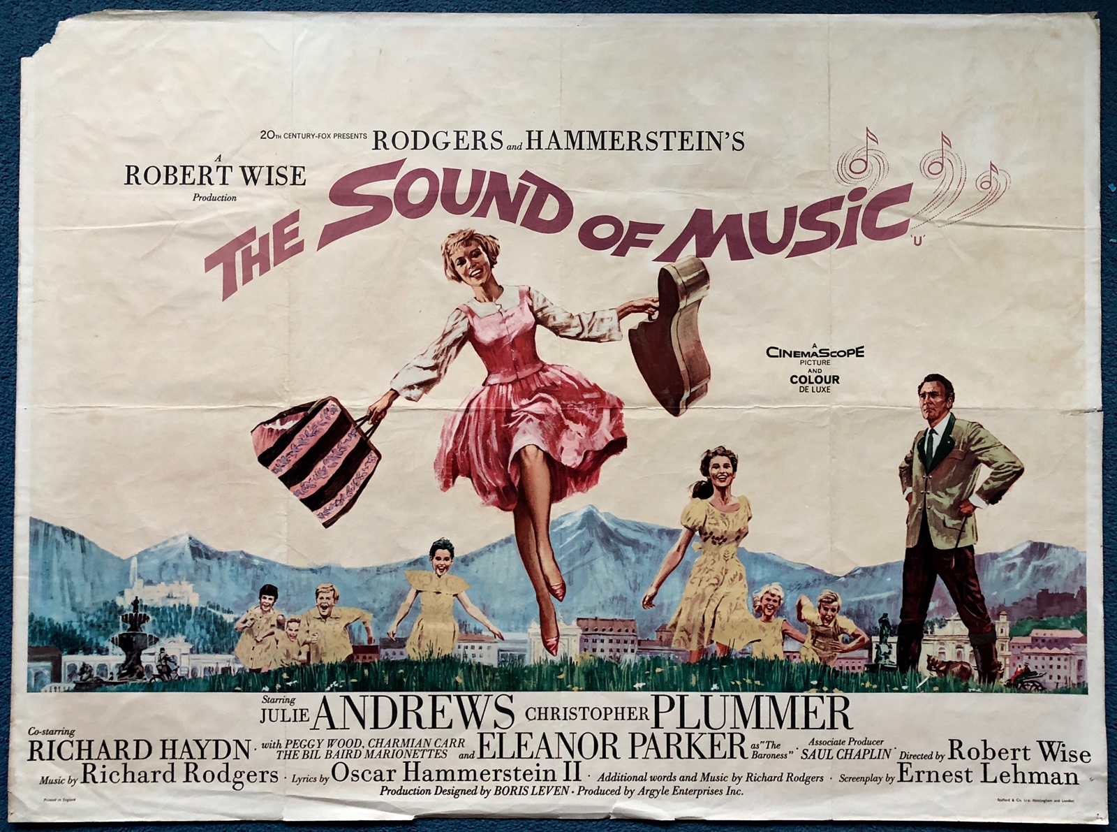 THE SOUND OF MUSIC (1965) - FIRST RELEASE UK Quad