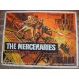 THE MERCENARIES (1968) UK Quad Film Poster (30" x