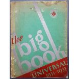 UNIVERSAL ‘BIG BOOK’ 1931-32 (1931). 14.5“ x 11” (