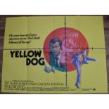 YELLOW DOG (1973) - UK Quad Film Poster (30" x 40"