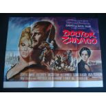 DR ZHIVAGO (1971 Reissue) UK Quad Film Poster - Ar