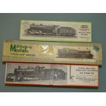 OO GAUGE MODEL RAILWAYS GROUP OF UNBUILT WHITE MET