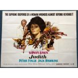 JUDITH (1966) - British UK Quad film poster - SOPH