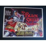 THE BLACK SHIELD OF FALWORTH (1954) - UK Quad Film