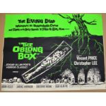 THE OBLONG BOX (1969) -UK Quad Film Poster (30" x