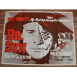 DR. SYN - (1960's Reissue) - UK Quad Film Poster (