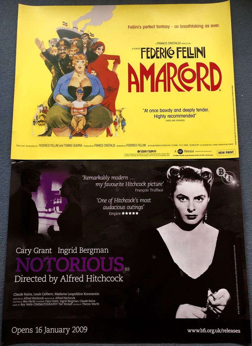 BFI Lot x 10 - ALL UK Quad Film posters reissued b - Image 4 of 7