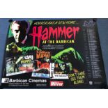 HAMMER AT THE BARBICAN (1996) - British UK Quad fi