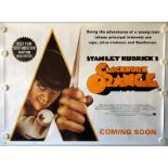 CLOCKWORK ORANGE (2000 Release) - UK Quad - STANLE