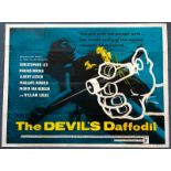 THE DEVIL'S DAFFODIL (1961) - UK Quad film poster