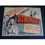 STRONGHOLD (1951) - UK Quad Film Poster - Adventur