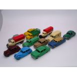 MIXED GROUP OF DINKY CARS AND VANS - unboxed - som