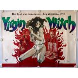 VIRGIN WITCH (1972) - British UK Quad - TIGON - Ar