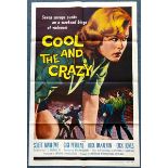 COOL AND THE CRAZY (1958) - US One Sheet movie pos