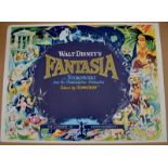 FANTASIA (1976 Reissue) - UK Quad Film Poster (30"