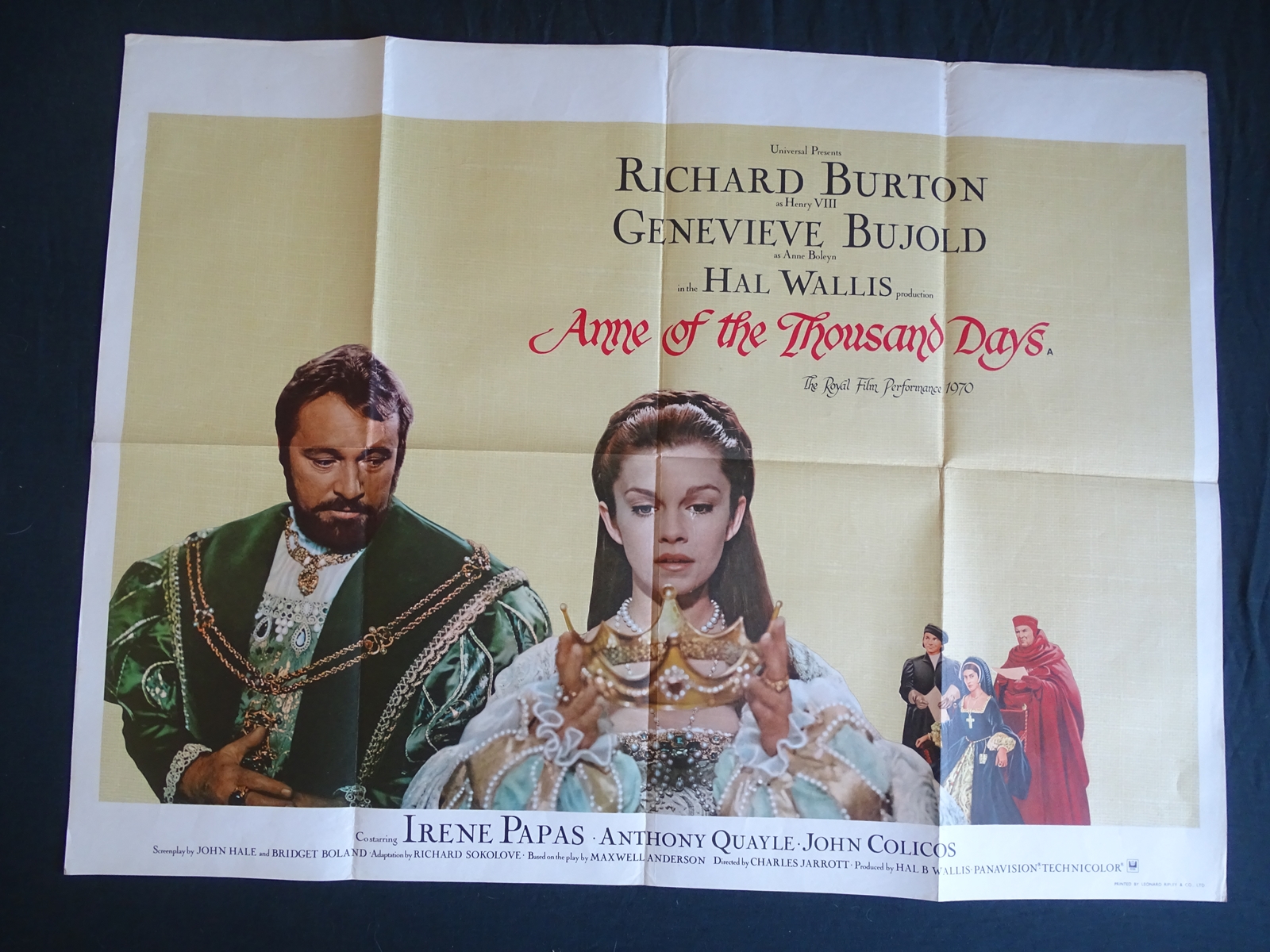 JOB LOT X 8 UK QUAD FILM POSTERS: ANNE OF THE THOU - Image 8 of 8