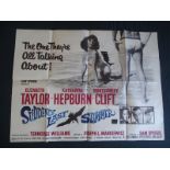 JOB LOT OF 6 X UK QUAD FILM POSTERS: SUDDENLY LAST