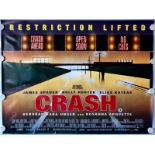 CRASH (1996) - UK Quad - DAVID CRONENBERG - Main D