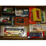 TRAY OF MIXED DIECAST: mainly buses by various man